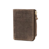 SLOW 二つ折り財布 メンズ レディース ブランド box型小銭入れ スロウ 財布 L字ファスナー ジップ 本革 小銭入れあり 軽量 軽い レザー クーズー革 日本製 kudu Lzip short wallet 333S82I