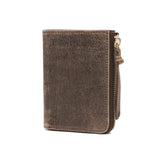 SLOW 二つ折り財布 メンズ レディース ブランド box型小銭入れ スロウ 財布 L字ファスナー ジップ 本革 小銭入れあり 軽量 軽い レザー クーズー革 日本製 kudu Lzip short wallet 333S82I