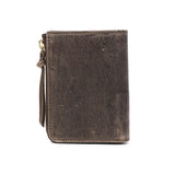 SLOW 二つ折り財布 メンズ レディース ブランド box型小銭入れ スロウ 財布 L字ファスナー ジップ 本革 小銭入れあり 軽量 軽い レザー クーズー革 日本製 kudu Lzip short wallet 333S82I