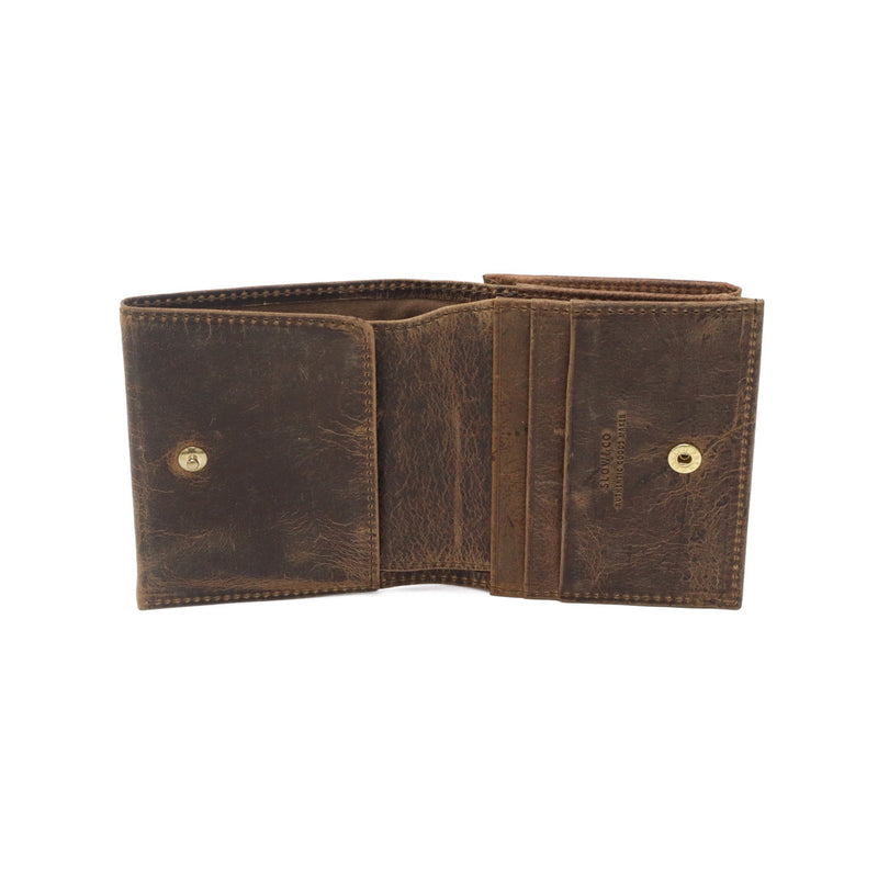 SLOW 二つ折り財布 メンズ レディース ブランド スロウ 財布 本革 小さい 小さめ 小銭入れあり ミニ財布 コンパクト 軽量 軽い レザー クーズー革 がま口 日本製 kudu clasp mini wallet 333S134L