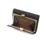 SLOW 二つ折り財布 メンズ レディース ブランド スロウ 財布 本革 小さい 小さめ 小銭入れあり ミニ財布 コンパクト 軽量 軽い レザー クーズー革 がま口 日本製 kudu clasp mini wallet 333S134L