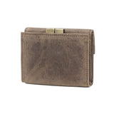 SLOW 三つ折り財布 メンズ レディース ブランド がま口 スロウ 財布 本革 小さい 小さめ 小銭入れあり ミニ財布 コンパクト 軽量 軽い レザー クーズー革 ウォレット 日本製 kudu clasp trifold wallet 333S135L