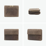 SLOW 三つ折り財布 メンズ レディース ブランド がま口 スロウ 財布 本革 小さい 小さめ 小銭入れあり ミニ財布 コンパクト 軽量 軽い レザー クーズー革 ウォレット 日本製 kudu clasp trifold wallet 333S135L