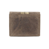 SLOW 三つ折り財布 メンズ レディース ブランド がま口 スロウ 財布 本革 小さい 小さめ 小銭入れあり ミニ財布 コンパクト 軽量 軽い レザー クーズー革 ウォレット 日本製 kudu clasp trifold wallet 333S135L