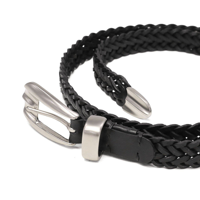 SLOW ベルト メンズ レディース スロウ ブランド カジュアル 本革 革 レザー レザーベルト レザーメッシュベルト メッシュ おしゃれ 細め 革ベルト 革小物 編み上げ バックル 日本製 herbie mesh belt HS90P