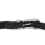 SLOW ベルト メンズ レディース スロウ ブランド カジュアル 本革 革 レザー レザーベルト レザーメッシュベルト メッシュ おしゃれ 細め 革ベルト 革小物 編み上げ バックル 日本製 herbie mesh belt HS90P