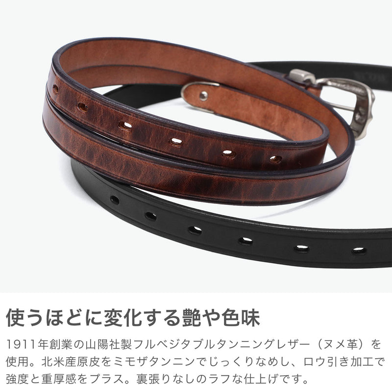 SLOW ベルト メンズ レディース スロウ ブランド カジュアル ビジネス 本革 革 レザー プルアップレザー レザーベルト おしゃれ シンプル 細め 革ベルト 革小物 バックル 日本製 herbie buckle belt HS89K