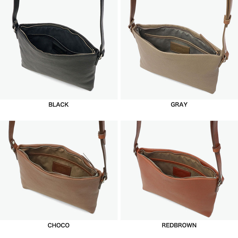 SLOW サコッシュ メンズ レディース ミニ 軽量 スロウ バッグ ショルダーバッグ ブランド レザー 革 本革 海外 旅行 きれいめ 小さめ コンパクト ミニショルダー 斜めがけ 日本製 A5 Shrink Sacoche 858S36P