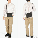 SLOW サコッシュ メンズ レディース ミニ 軽量 スロウ バッグ ショルダーバッグ ブランド レザー 革 本革 海外 旅行 きれいめ 小さめ コンパクト ミニショルダー 斜めがけ 日本製 A5 Shrink Sacoche 858S36P