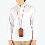 SLOW ネックポーチ メンズ レディース おしゃれ 本革 スロウ 革 レザー ブランド 日本製 ポーチ スマホホルダー スマホ ストラップ カジュアル 軽量 軽い 小さめ 首掛け bono mobile neck pouch 333S133L