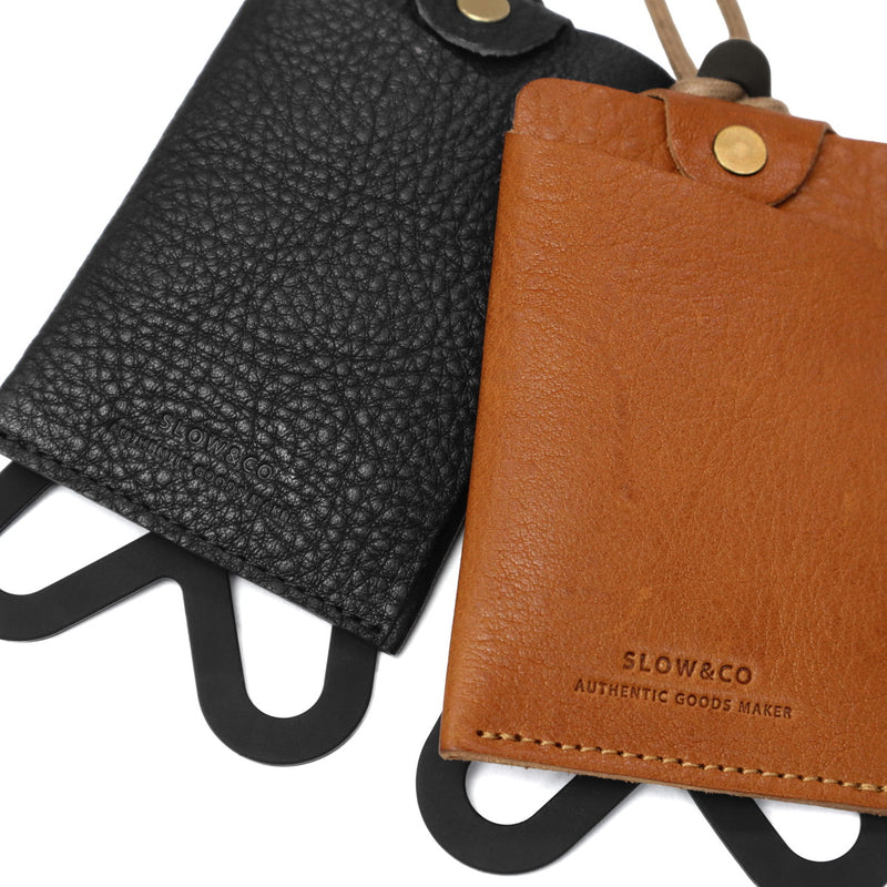 SLOW ネックポーチ メンズ レディース おしゃれ 本革 スロウ 革 レザー ブランド 日本製 ポーチ スマホホルダー スマホ ストラップ カジュアル 軽量 軽い 小さめ 首掛け bono mobile neck pouch 333S133L