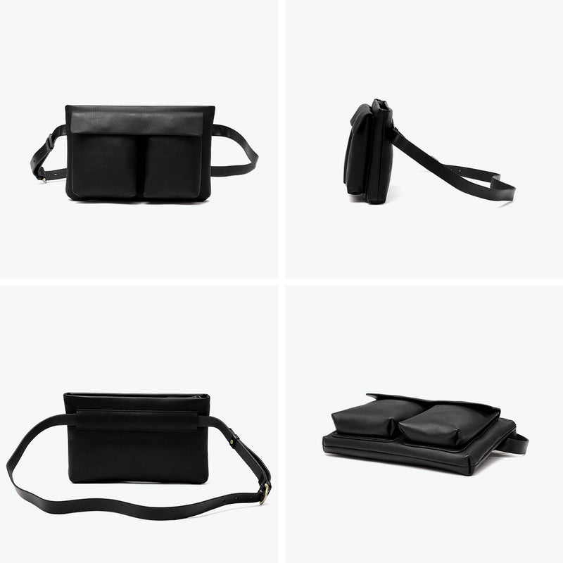 SLOW ボディバッグ メンズ レディース スロウ バッグ 本革 革 レザー ブランド 小さめ コンパクト スモール 軽量 斜めがけ ショルダー かっこいい おしゃれ シンプル 横型 日本製 A5 Cb Helmet Body Bag 858S73R