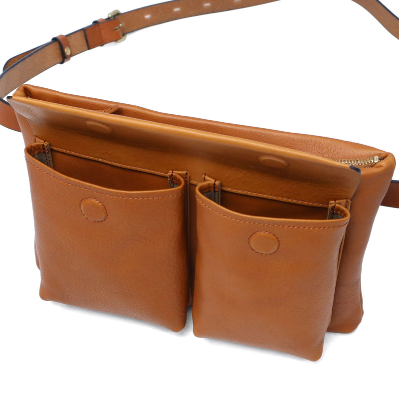 SLOW ボディバッグ メンズ レディース スロウ バッグ 本革 革 レザー ブランド 小さめ コンパクト スモール 軽量 斜めがけ ショルダー かっこいい おしゃれ シンプル 横型 日本製 A5 Cb Helmet Body Bag 858S73R