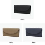 SLOW 長財布 財布 メンズ レディース 本革 ブランド スロウ かぶせ ボタン フラップタイプ 小銭入れあり 牛革 シンプル おしゃれ 日本製 ロングウォレット bouble flap long wallet 883S01R