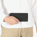 SLOW 長財布 財布 メンズ レディース 本革 ブランド スロウ かぶせ ボタン フラップタイプ 小銭入れあり 牛革 シンプル おしゃれ 日本製 ロングウォレット bouble flap long wallet 883S01R