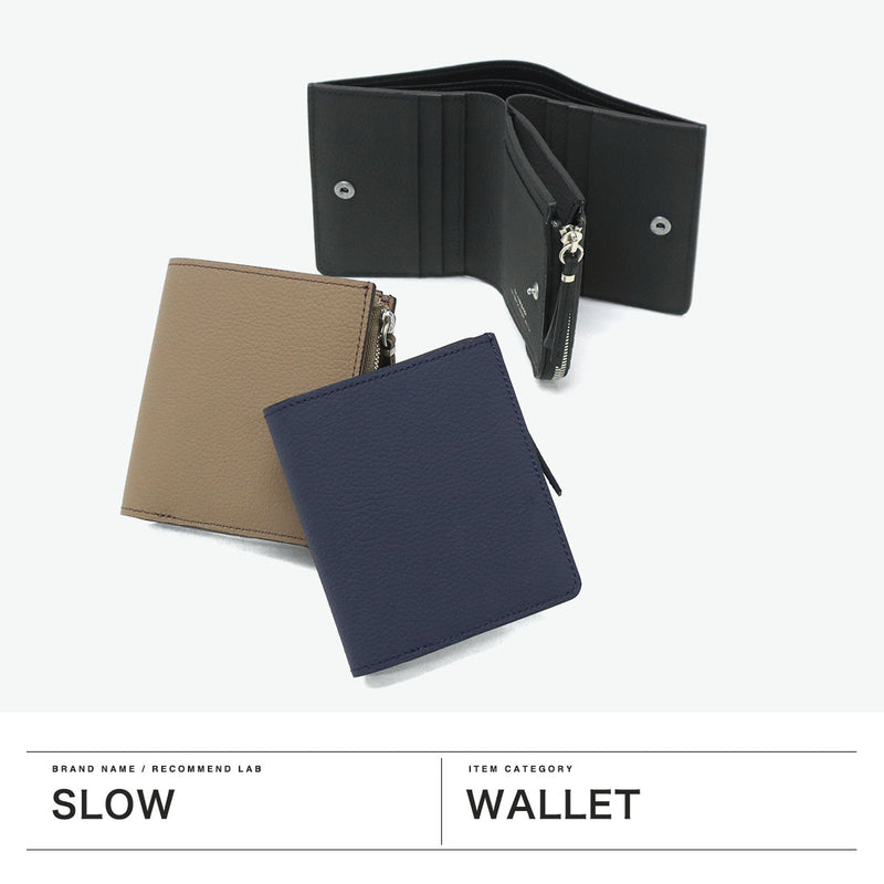 SLOW 二つ折り財布 メンズ レディース 本革 ブランド スロウ 財布 二