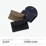SLOW カードケース メンズ レディース 本革 ブランド スロウ スリム 薄型 軽量 軽い 名刺入れ カード入れ 牛革 レザー シンプル おしゃれ コンパクト 小さめ 日本製 bouble double flap card case 883S06R