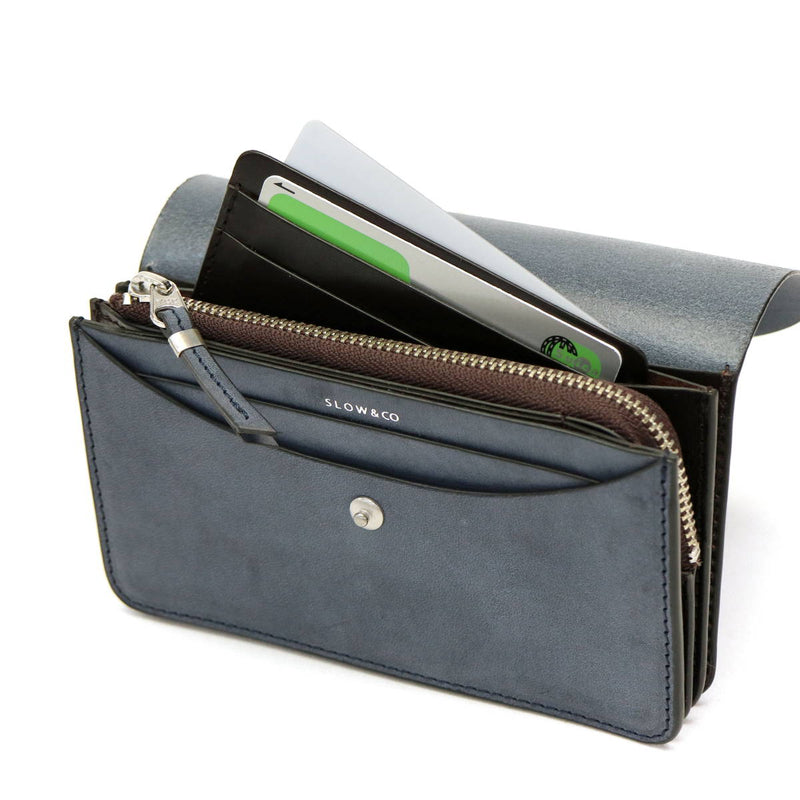 スロウ 財布 SLOW 短財布 ingrasat イングラサット short wallet 本革 かぶせ コンパクト 小銭入れ付き 日本製 メンズ レディース SO748I