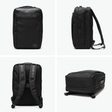 Sonne Backpack for Men Black Brand Sonne Simple Casual Stylish 비즈니스 통근 배낭 비즈니스 배낭 통근 비즈니스 출장 2 레이어 확장 워터 리펠트 A4 B4 PC 15 인치 스타 전단지 백팩 SOSF003