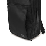 Sonne Backpack for Men Black Brand Sonne Simple Casual Stylish 비즈니스 통근 배낭 비즈니스 배낭 통근 비즈니스 출장 2 레이어 확장 워터 리펠트 A4 B4 PC 15 인치 스타 전단지 백팩 SOSF003