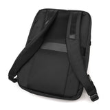 Sonne Backpack for Men Black Brand Sonne Simple Casual Stylish 비즈니스 통근 배낭 비즈니스 배낭 통근 비즈니스 출장 2 레이어 확장 워터 리펠트 A4 B4 PC 15 인치 스타 전단지 백팩 SOSF003