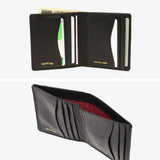 Sonne Wallet男士女士女士Bi Bi -Fold Wallet Leater Leather Leather Leather Leather Leather Leather品牌Zonne紧凑型硬币钱包和硬币钱包时尚的薄薄Schaf Slim Slim Slim Shaf Multi Comptact Multi Comptact Sos009a