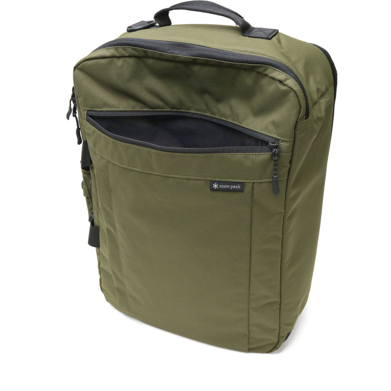 Snow Peak Business Bag Men's Backpack Large Capacity Lightweight Snow Peak Business Brand B4 PC 16inch 28L Crossbody Carrying Handheld Water Repellent Briefcase Simple Everyday Use 3Way Business Bag AC-25SU401