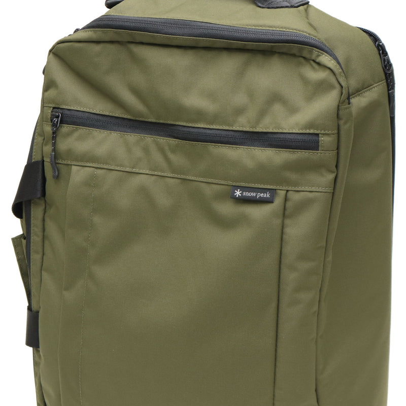 Snow Peak Business Bag Men's Backpack Large Capacity Lightweight Snow Peak Business Brand B4 PC 16inch 28L Crossbody Carrying Handheld Water Repellent Briefcase Simple Everyday Use 3Way Business Bag AC-25SU401