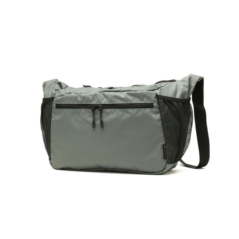 Beg bahu puncak salji untuk lelaki dan wanita, beg crossbody jenama ringan Snow Peak Bag kasual Crossbody Crossbody Crossbody Besar Bergaya Nylon Water Repellent 19L A4 Everyway Gunakan beg bahu tengah AC-25SU403