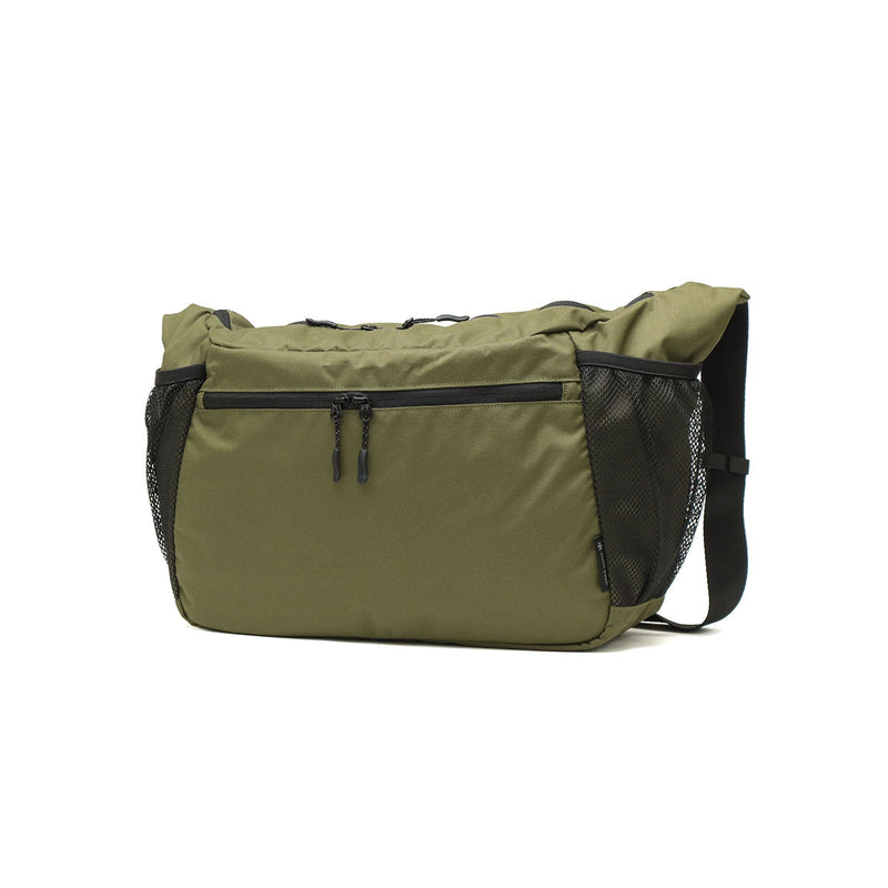 Beg bahu puncak salji untuk lelaki dan wanita, beg crossbody jenama ringan Snow Peak Bag kasual Crossbody Crossbody Crossbody Besar Bergaya Nylon Water Repellent 19L A4 Everyway Gunakan beg bahu tengah AC-25SU403