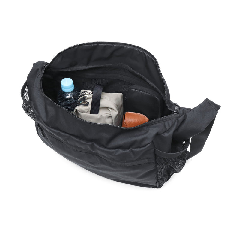 Beg bahu puncak salji untuk lelaki dan wanita, beg crossbody jenama ringan Snow Peak Bag kasual Crossbody Crossbody Crossbody Besar Bergaya Nylon Water Repellent 19L A4 Everyway Gunakan beg bahu tengah AC-25SU403
