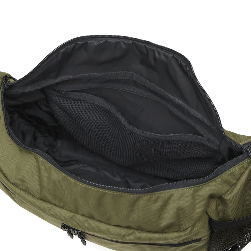 Beg bahu puncak salji untuk lelaki dan wanita, beg crossbody jenama ringan Snow Peak Bag kasual Crossbody Crossbody Crossbody Besar Bergaya Nylon Water Repellent 19L A4 Everyway Gunakan beg bahu tengah AC-25SU403