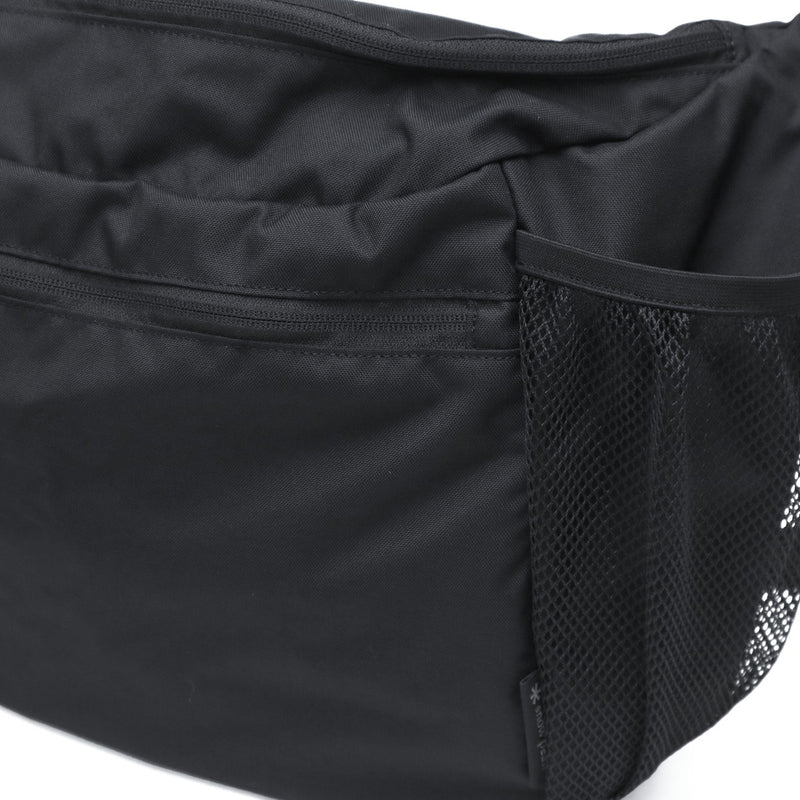 Beg bahu puncak salji untuk lelaki dan wanita, beg crossbody jenama ringan Snow Peak Bag kasual Crossbody Crossbody Crossbody Besar Bergaya Nylon Water Repellent 19L A4 Everyway Gunakan beg bahu tengah AC-25SU403