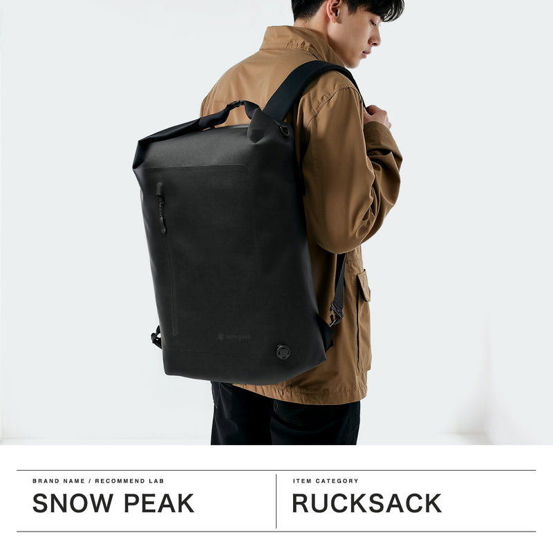 雪峰背包男士女士品牌snow peak防水四街卷顶背包单肩包波士顿防水A3 36l Water Proof 4Way Dry Bag M - 25su416