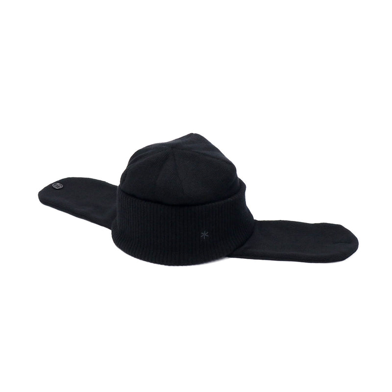 スノーピーク フライトキャップ ニット メンズ レディース snow peak 帽子 ニット帽 キャップ 無地 ニットキャップ ブランド ウール 耳あて シンプル おしゃれ 秋冬 防寒 アウトドア キャンプ Knit Flight Cap AC-25AU027