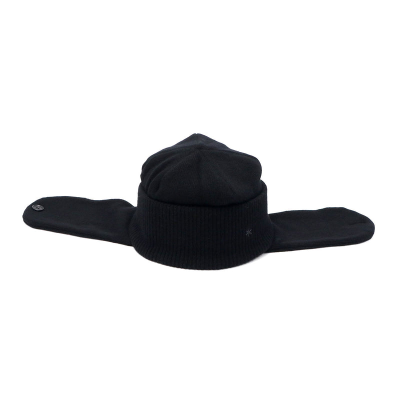 スノーピーク フライトキャップ ニット メンズ レディース snow peak 帽子 ニット帽 キャップ 無地 ニットキャップ ブランド ウール 耳あて シンプル おしゃれ 秋冬 防寒 アウトドア キャンプ Knit Flight Cap AC-25AU027