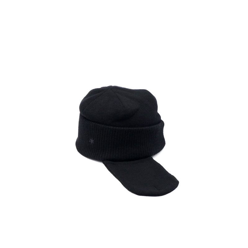 スノーピーク フライトキャップ ニット メンズ レディース snow peak 帽子 ニット帽 キャップ 無地 ニットキャップ ブランド ウール 耳あて シンプル おしゃれ 秋冬 防寒 アウトドア キャンプ Knit Flight Cap AC-25AU027