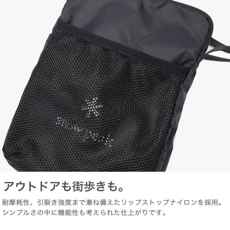 スノーピーク サコッシュ メンズ レディース 軽量 縦型 オシャレ snow peak ブランド バッグ 小さめ コンパクト ナイロン ショルダーバッグ 斜めがけ ロゴ アウトドア 軽い New Standard Sacoche NSD-AC-25AU004
