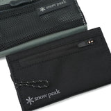 スノーピーク 三つ折り財布 メンズ レディース 財布 小さめ snow peak ブランド カジュアル ミニ ウォレット 折財布 お札 カード 軽量 撥水 ナイロン マジックテープ開閉式 Everyday Use Smart Wallet SB-26SU010