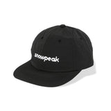 スノーピーク キャップ 深め 洗濯 メンズ レディース ブランド snow peak 帽子 おしゃれ かわいい シンプル 洗濯可能 アウトドア ロゴ カジュアル ナイロン 6パネル サイズ調整 Logo Design Cap 100261CH03