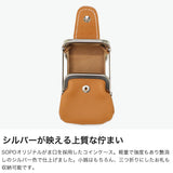 ソポ コインケース メンズ レディース かわいい 革 SOPO 財布 コンパクト ブランド がま口 小銭入れ ミニ 小さい 本革 カーフレザー おしゃれ 高級感 レザー 薄型 プレゼント 日本製 W-GAMA PURSE-SLIM/DEG SO28