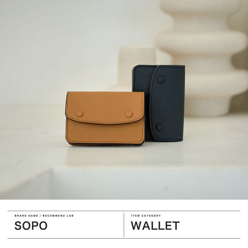 ソポ 財布 メンズ レディース コンパクト SOPO ブランド ミニ財布 本革 短財布 革 レザー 牛革 コンパクト財布 折り財布 かぶせ 薄い 小銭入れ 耐水 軽い 大人 日本製 TRACKER WALLET-M-DEG/ZE SO59