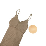 スープレルース キャミソール レディース カップ付き Souple Luz インナー おしゃれ ロング Vネック コットンシルク リブ キャミ 可愛い ブラトップ 日本製 コットンシルクリブ ブラパットキャミソール CSR-TO-397