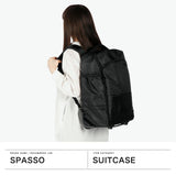 スパッソ キャリーケース 機内持ち込み 軽量 Spasso リュックキャリー 軽い 旅行 トラベル バックパック 出張 カジュアル ビジネス ソフトキャリー キャリーバッグ 2輪 メンズ レディース 2WAY B4 TRAVEL 1-561