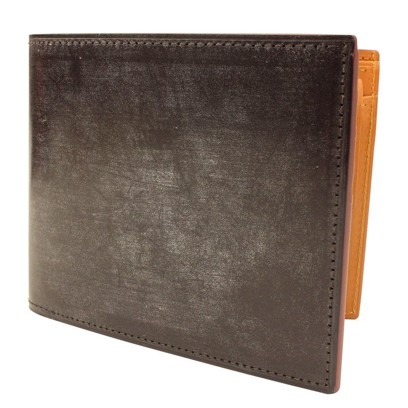 Feson Feson Bi-fold Wallet Bridle Cuther of Men's Leather funine Leather Coin Coin Coin Curse ST01-002 [免費送貨]