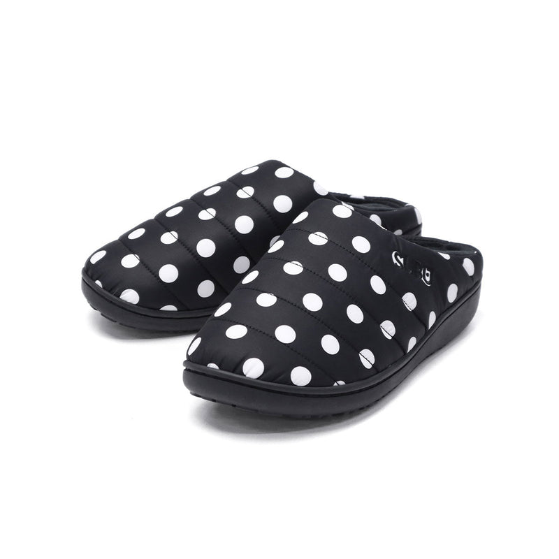 【正規取扱店】 SUBU サンダル メンズ レディース 冬 スブ ドット ピンク ブラック 冬用 秋冬 サンダル ブランド おしゃれ オフィス あったか 暖かい 外履き 室内 ルームシューズ 起毛 スリッパ スリッポン F-LINE SB001