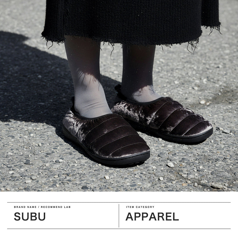 【正規取扱店】 SUBU サンダル メンズ レディース 冬 スブ ブランド おしゃれ 黒 暖かい 秋冬 シューズ スリッパ ホラー ベルベット 高反発 限定 HORROR DOTS VAMP VELVET SB039
