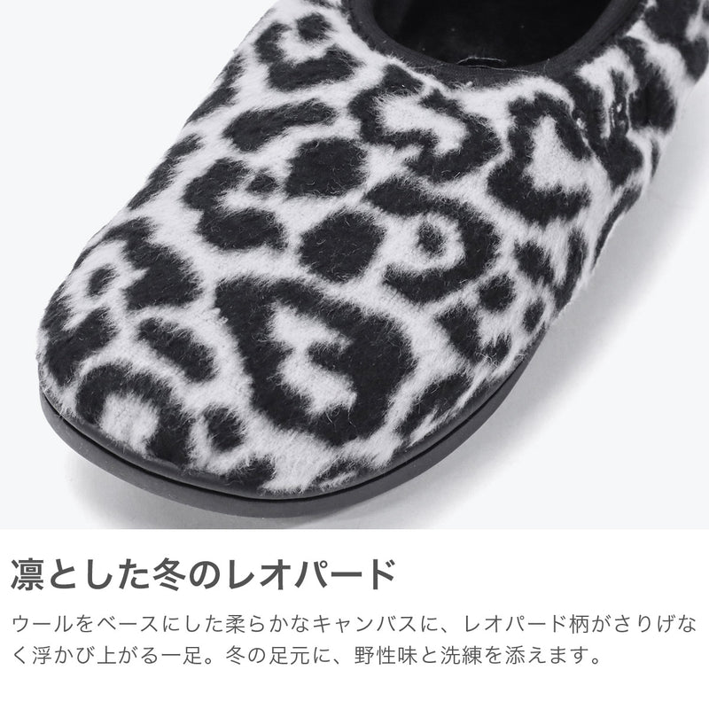 【正規取扱店】 SUBU サンダル メンズ レディース 冬 スブ ブランド おしゃれ 黒 暖かい 秋冬 シューズ スリッパ ホラー ウール レオパード 高反発 限定 HORROR DOTS VAMP LEOPARDO SB042