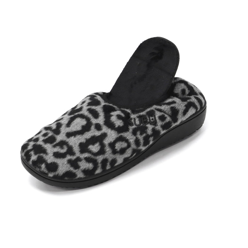 【正規取扱店】 SUBU サンダル メンズ レディース 冬 スブ ブランド おしゃれ 黒 暖かい 秋冬 シューズ スリッパ ホラー ウール レオパード 高反発 限定 HORROR DOTS VAMP LEOPARDO SB042