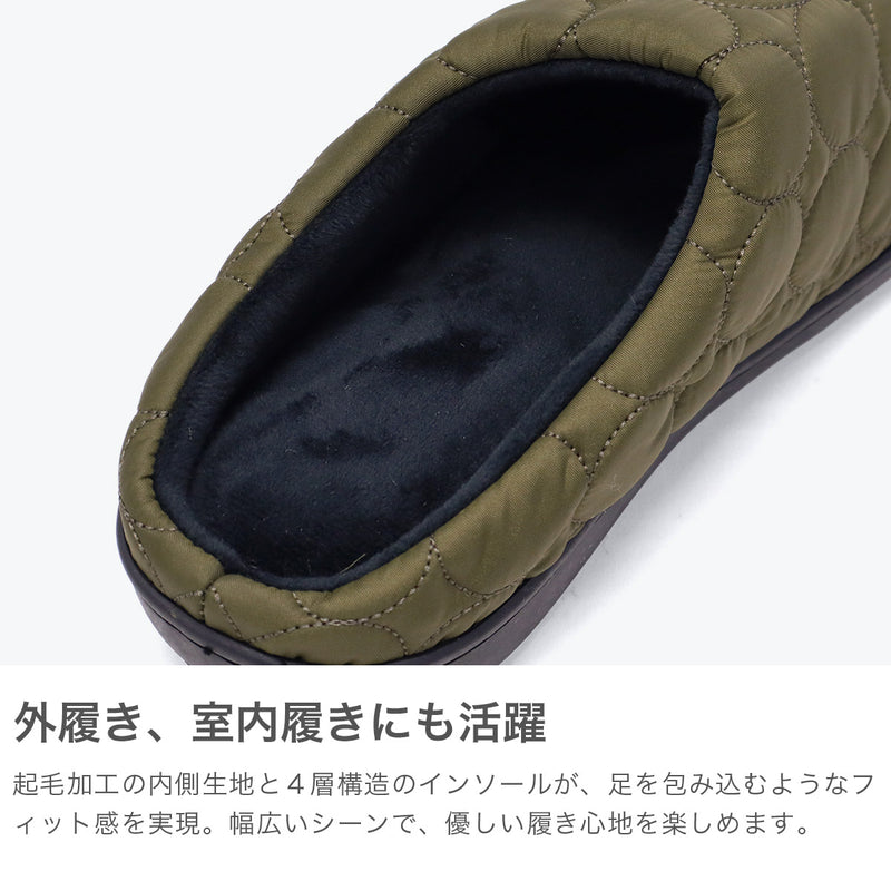 【正規取扱店】 SUBU サンダル メンズ レディース 冬 スブ ブラック 冬用 秋冬 サンダル ブランド おしゃれ オフィス あったか 暖かい 外履き 室内 ルームシューズ 起毛 スリッパ スリッポン ORIGINALS OUTLINE SB013